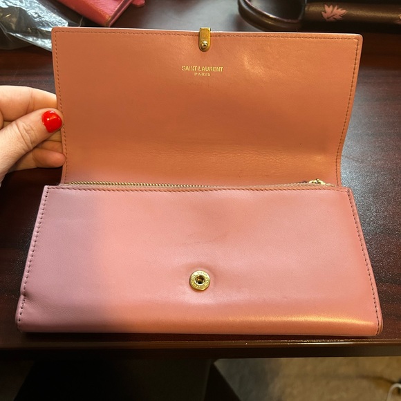 Authentic Yves Saint Laurent Y-Line Long Wallet - Picture 8 of 16